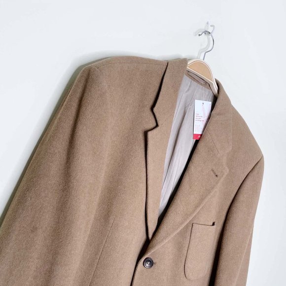 ⚡️SOLD⚡️ hugo boss wool-angora camel sport coat - size xl - Picture 8 of 8